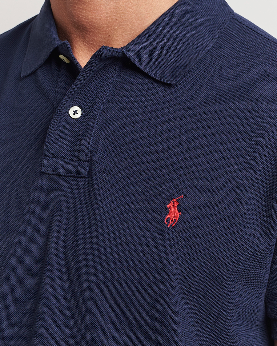 Herr | Pikéer | Polo Ralph Lauren | Custom Slim Fit Polo Newport Navy