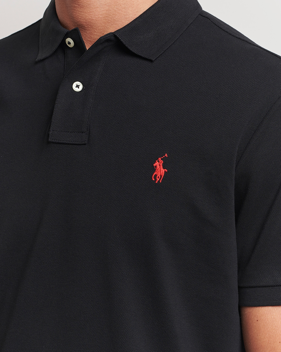 Herr | Pikéer | Polo Ralph Lauren | Custom Slim Fit Polo Black