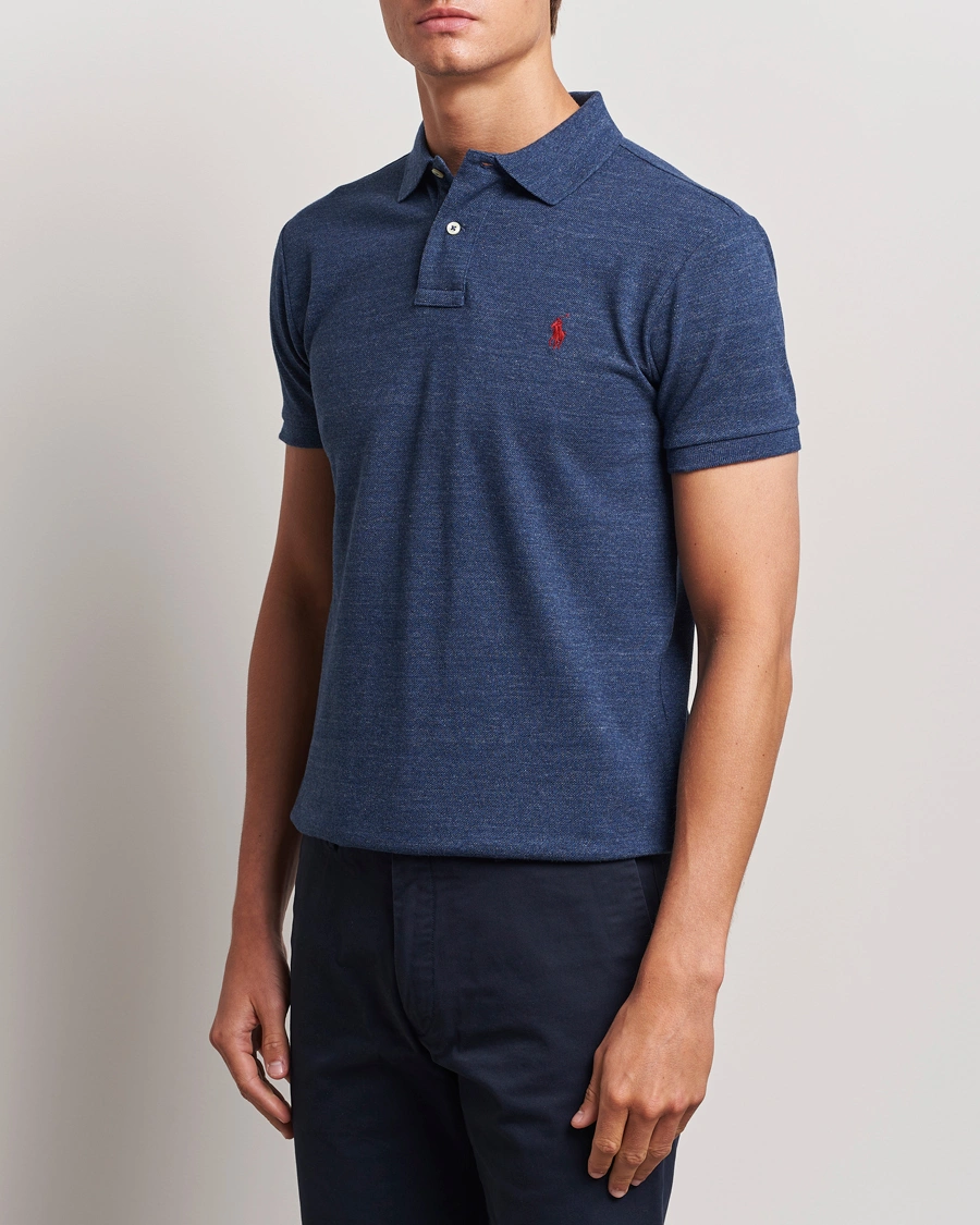 Herr | Pikéer | Polo Ralph Lauren | Slim Fit Polo Classic Royal Heather