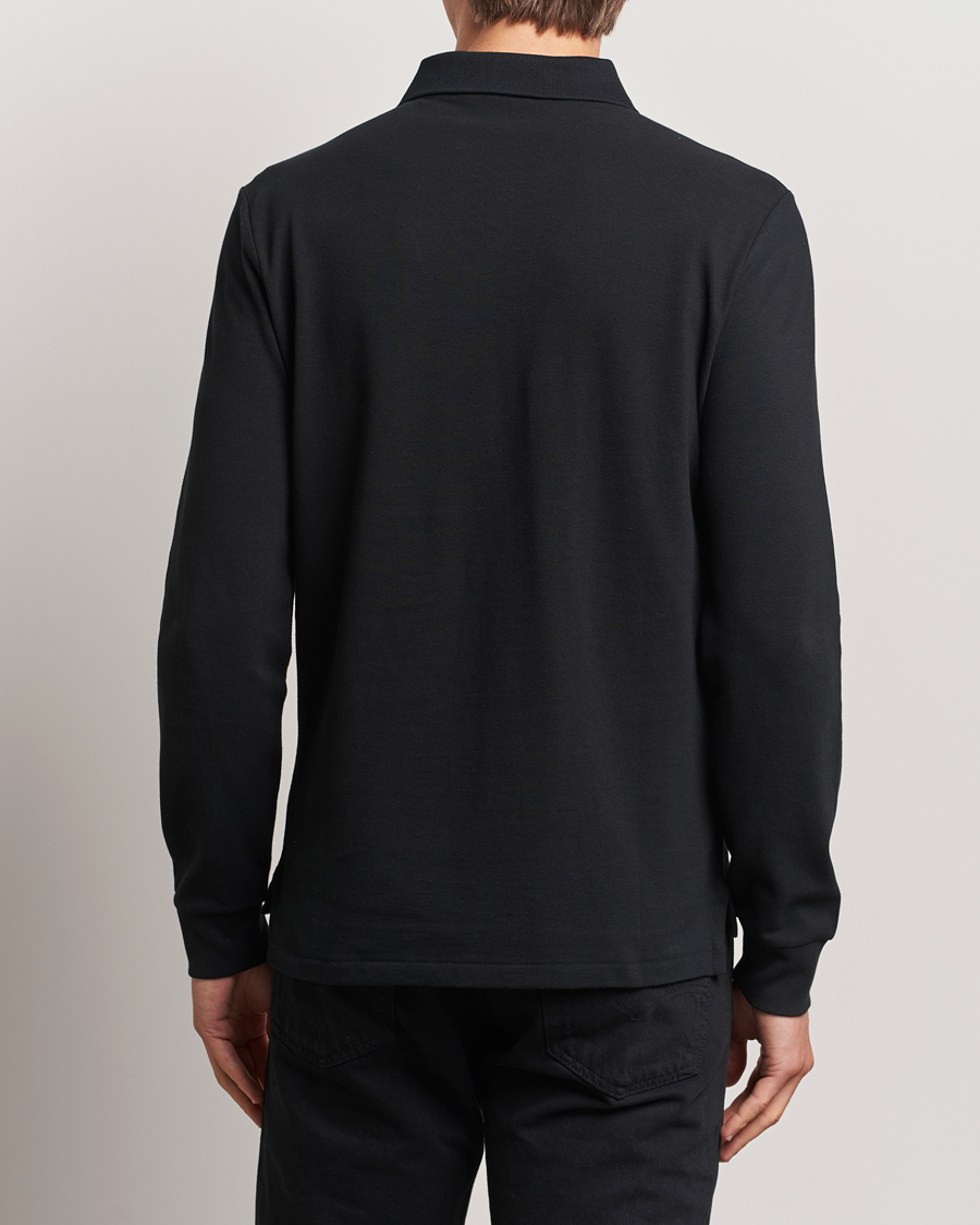 Herr | Pikéer | Polo Ralph Lauren | Custom Slim Fit Long Sleeve Polo Polo Black