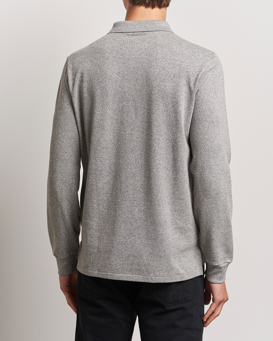 Herr | Pikéer | Polo Ralph Lauren | Custom Slim Fit Long Sleeve Polo Canterbury Heather