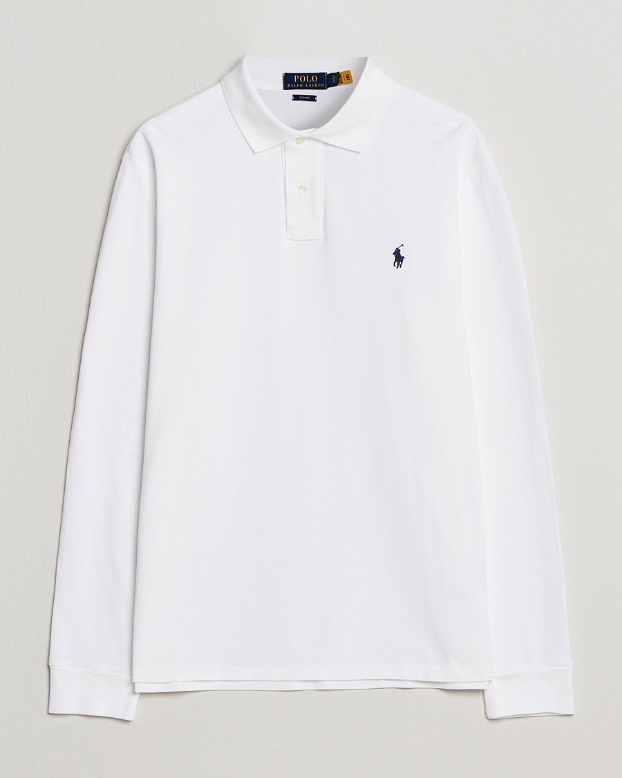 Herr |  | Polo Ralph Lauren | Slim Fit Long Sleeve Polo White