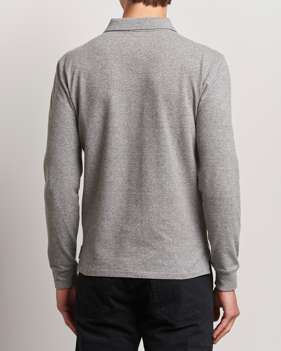 Herr | Pikéer | Polo Ralph Lauren | Slim Fit Long Sleeve Polo Canterbury Heather