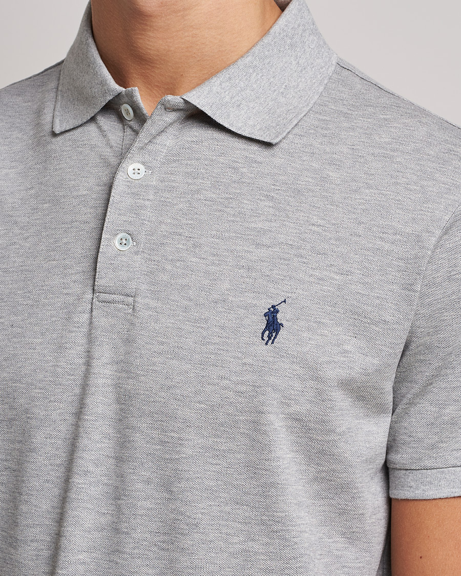 Herr | Pikéer | Polo Ralph Lauren | Slim Fit Stretch Polo Andover Heather