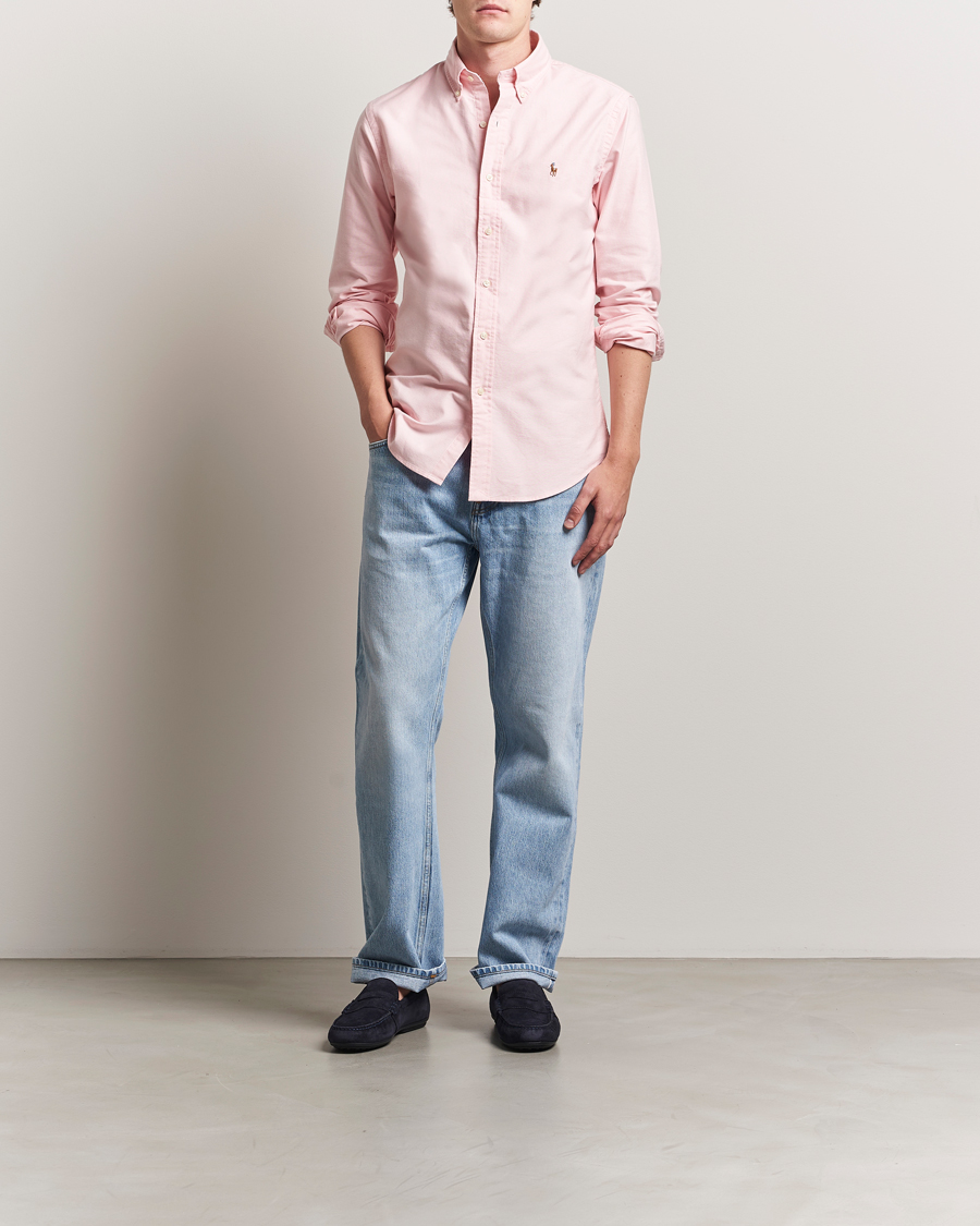 Herr | Skjortor | Polo Ralph Lauren | Custom Fit Oxford Shirt Pink
