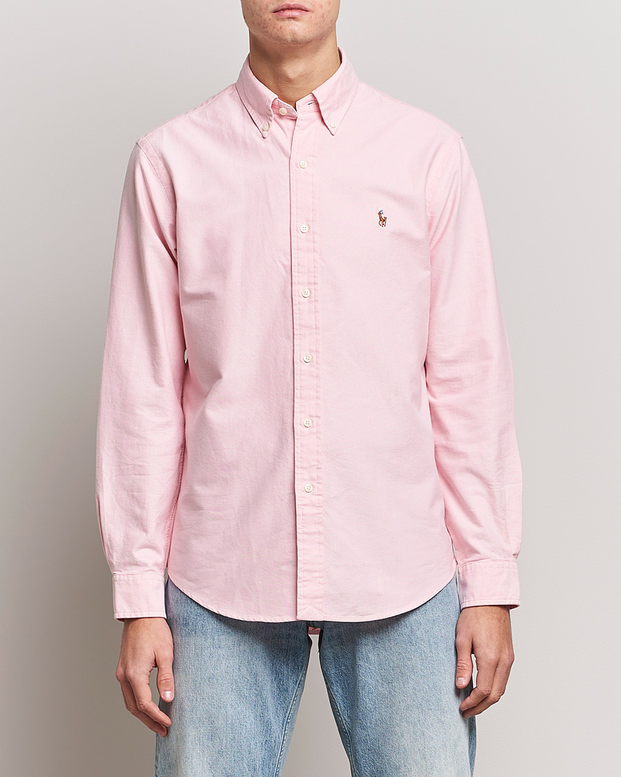 Herr | Skjortor | Polo Ralph Lauren | Custom Fit Oxford Shirt Pink