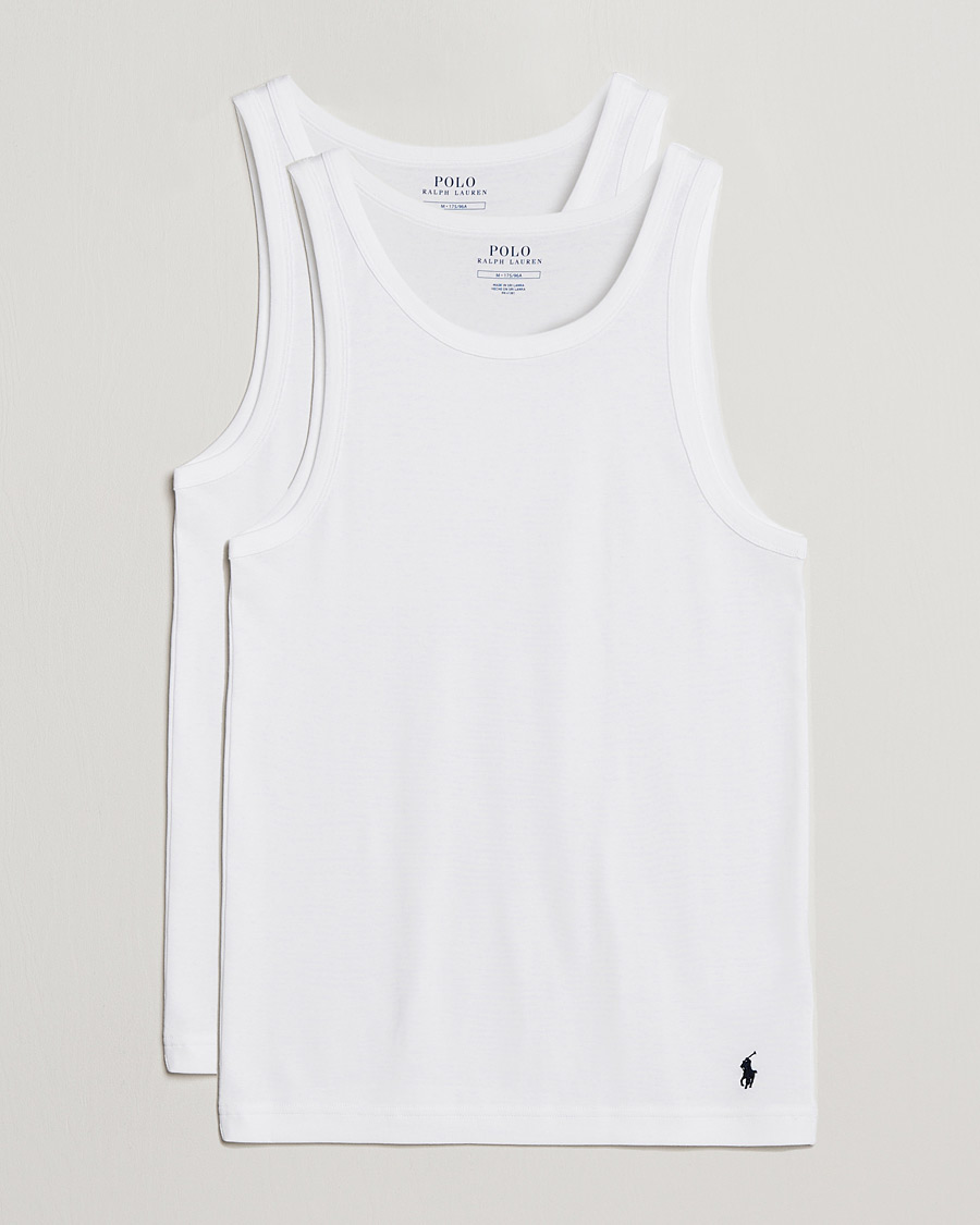 Herr | T-Shirts | Polo Ralph Lauren | 2-Pack Classic Tank White