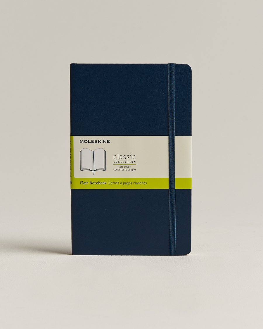 Herr | Moleskine Plain Soft Notebook Large Sapphire Blue | Moleskine | Plain Soft Notebook Large Sapphire Blue