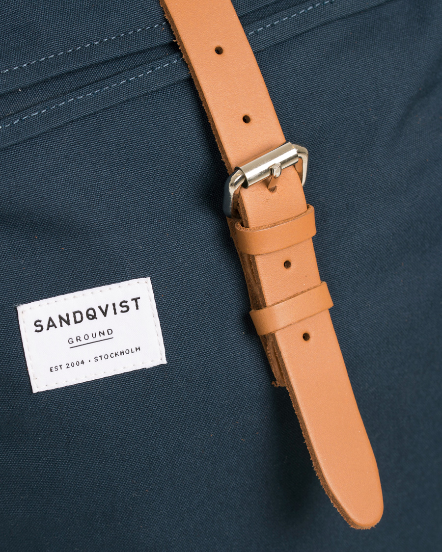 Herr | Sandqvist Dante Roll Top Backpack Blue | Sandqvist | Dante Roll Top Backpack Blue