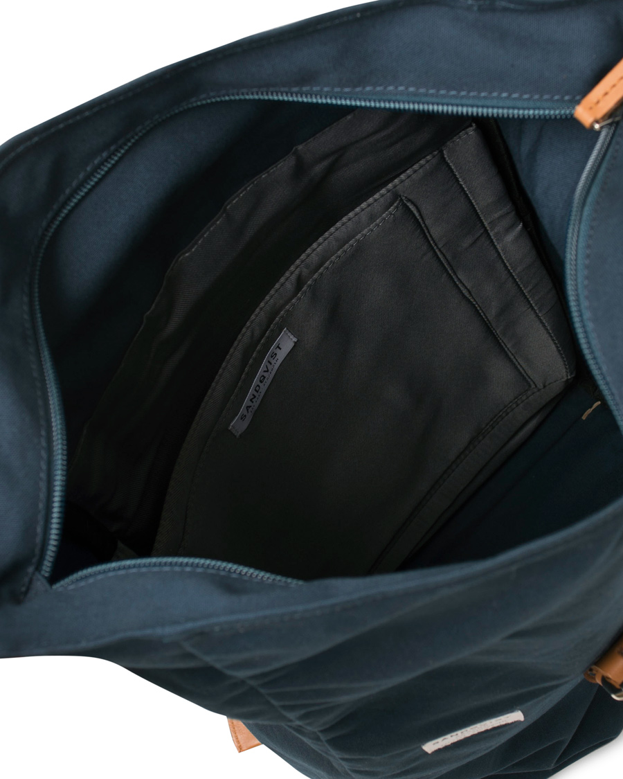 Herr | Sandqvist Dante Roll Top Backpack Blue | Sandqvist | Dante Roll Top Backpack Blue
