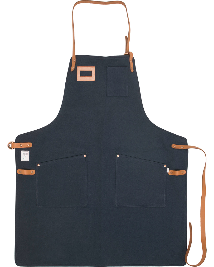 Herr | Sandqvist Ekstedt Cotton Apron Blue | Sandqvist | Ekstedt Cotton Apron Blue