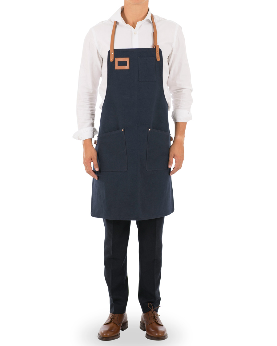 Herr | Sandqvist Ekstedt Cotton Apron Blue | Sandqvist | Ekstedt Cotton Apron Blue