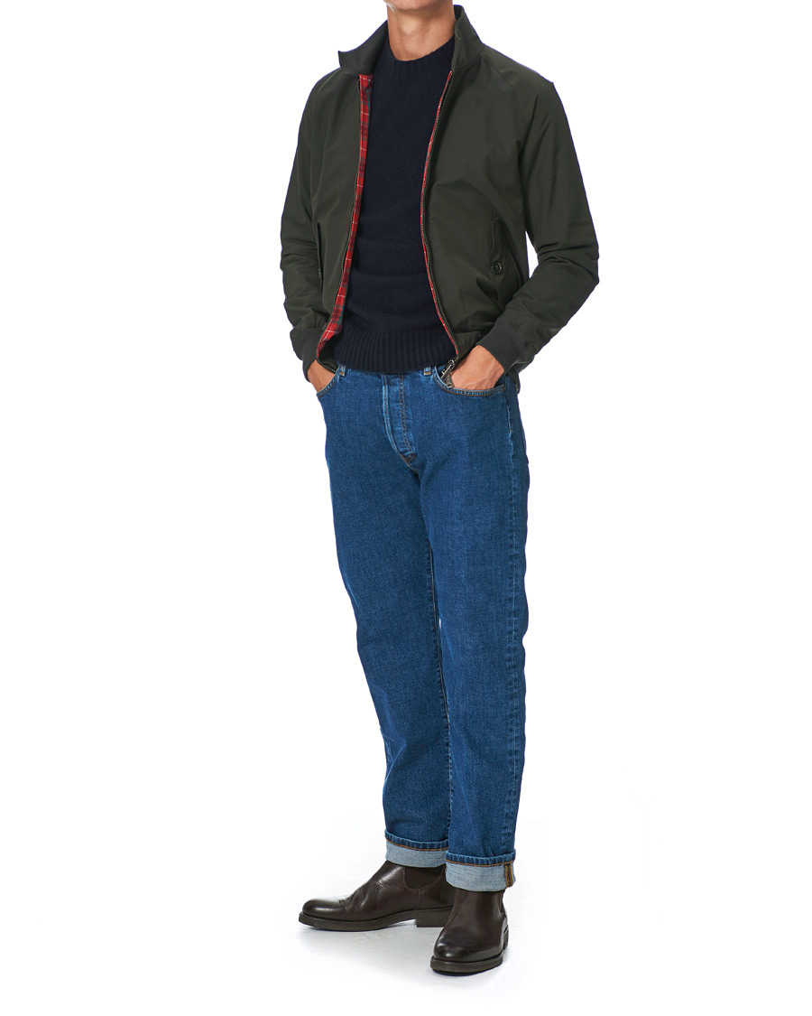 Herr | Jackor | Baracuta | G9 Original Harrington Jacket Faded Black