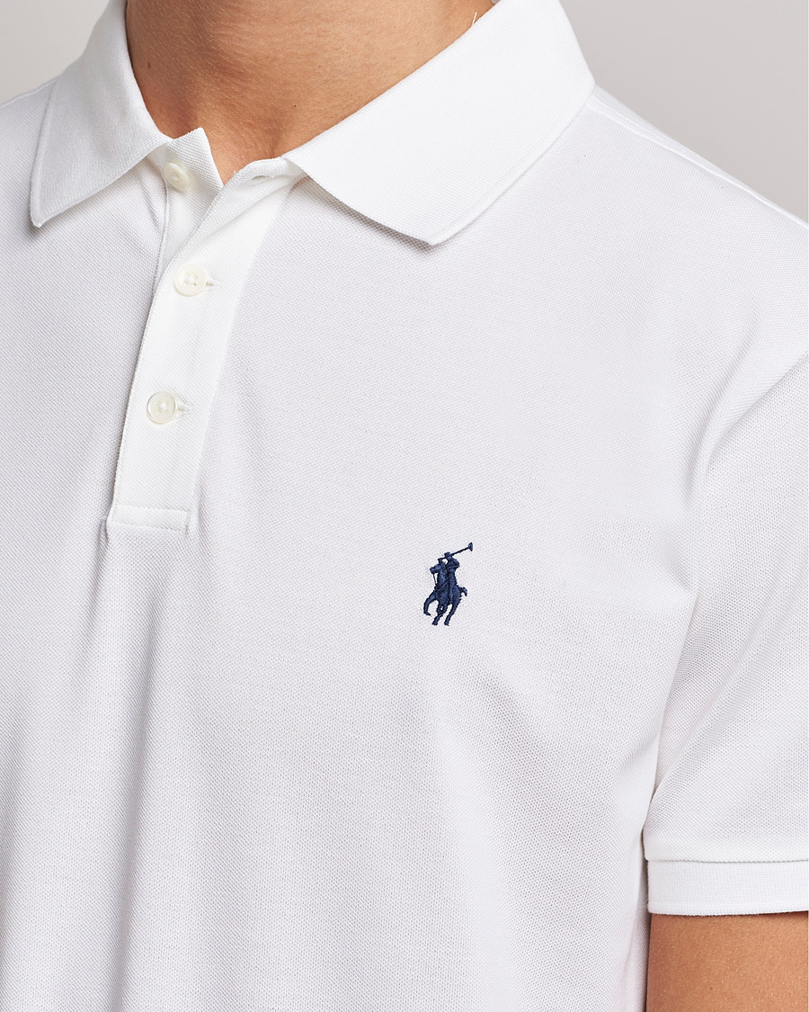 Herr | Pikéer | Polo Ralph Lauren | Slim Fit Stretch Polo White