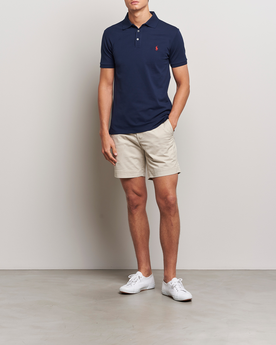 Herr | Pikéer | Polo Ralph Lauren | Slim Fit Stretch Polo Refined Navy