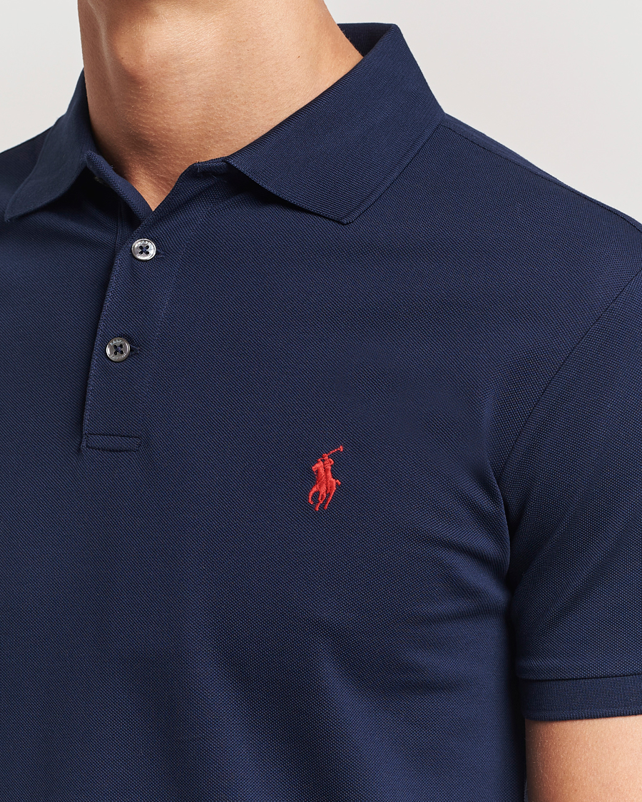 Herr | Pikéer | Polo Ralph Lauren | Slim Fit Stretch Polo Refined Navy