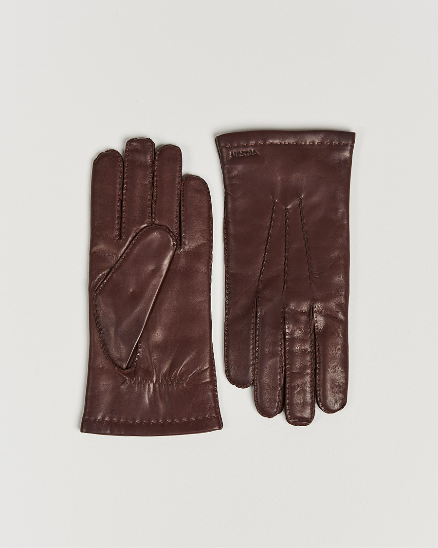 Herr | Handskar | Hestra | Edward Wool Lined Glove Chestnut