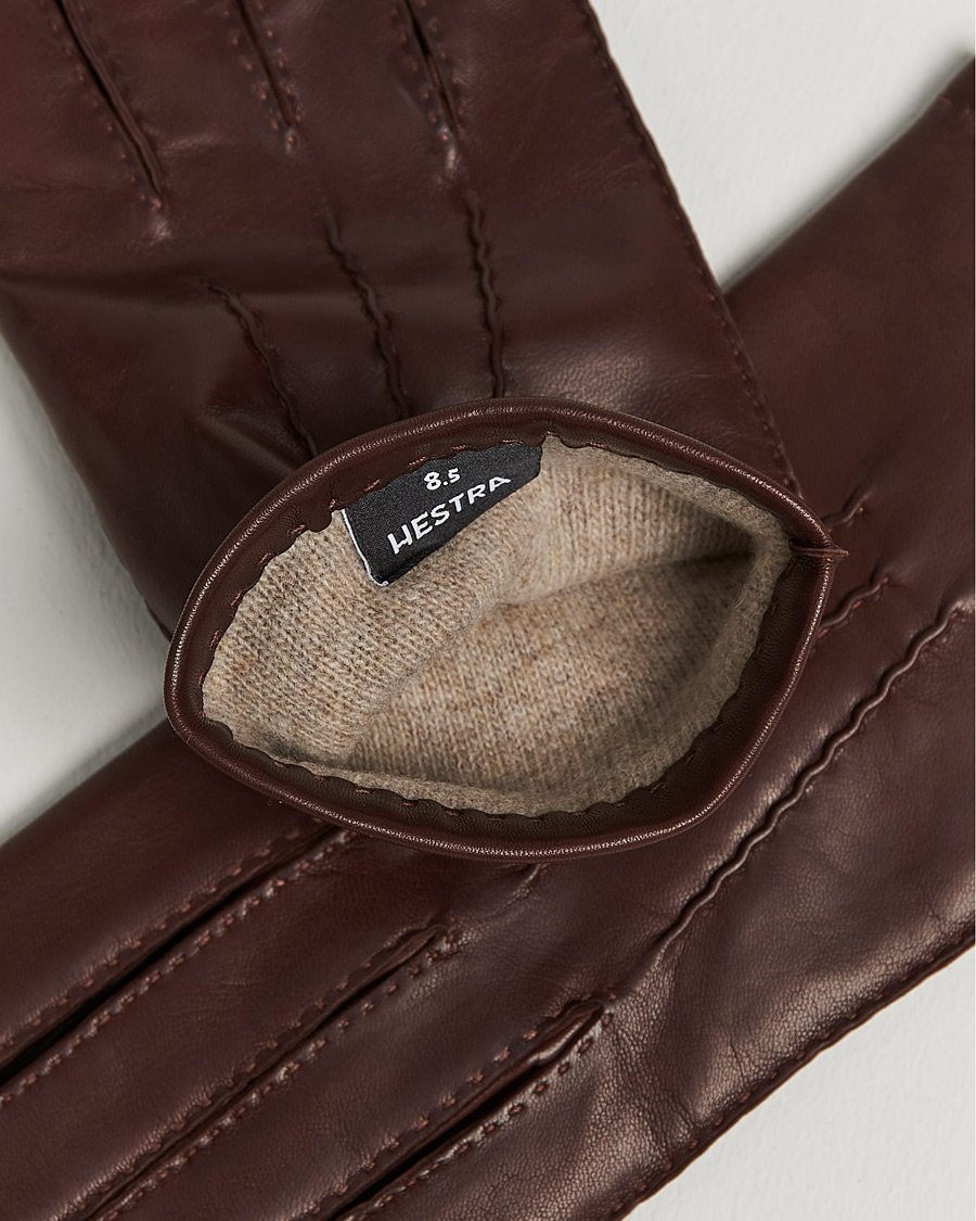 Herr | Värmande accessoarer | Hestra | Edward Wool Liner Glove Chestnut