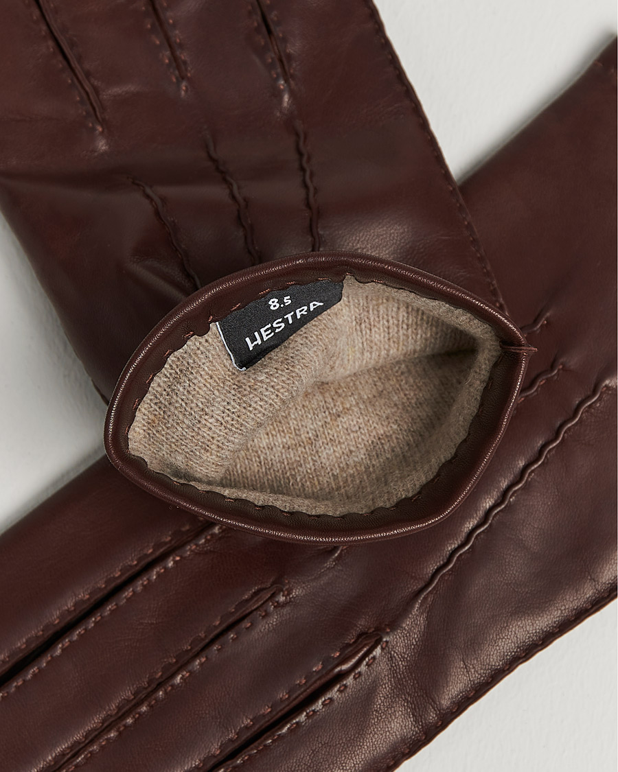 Herr | Handskar | Hestra | Edward Wool Lined Glove Chestnut
