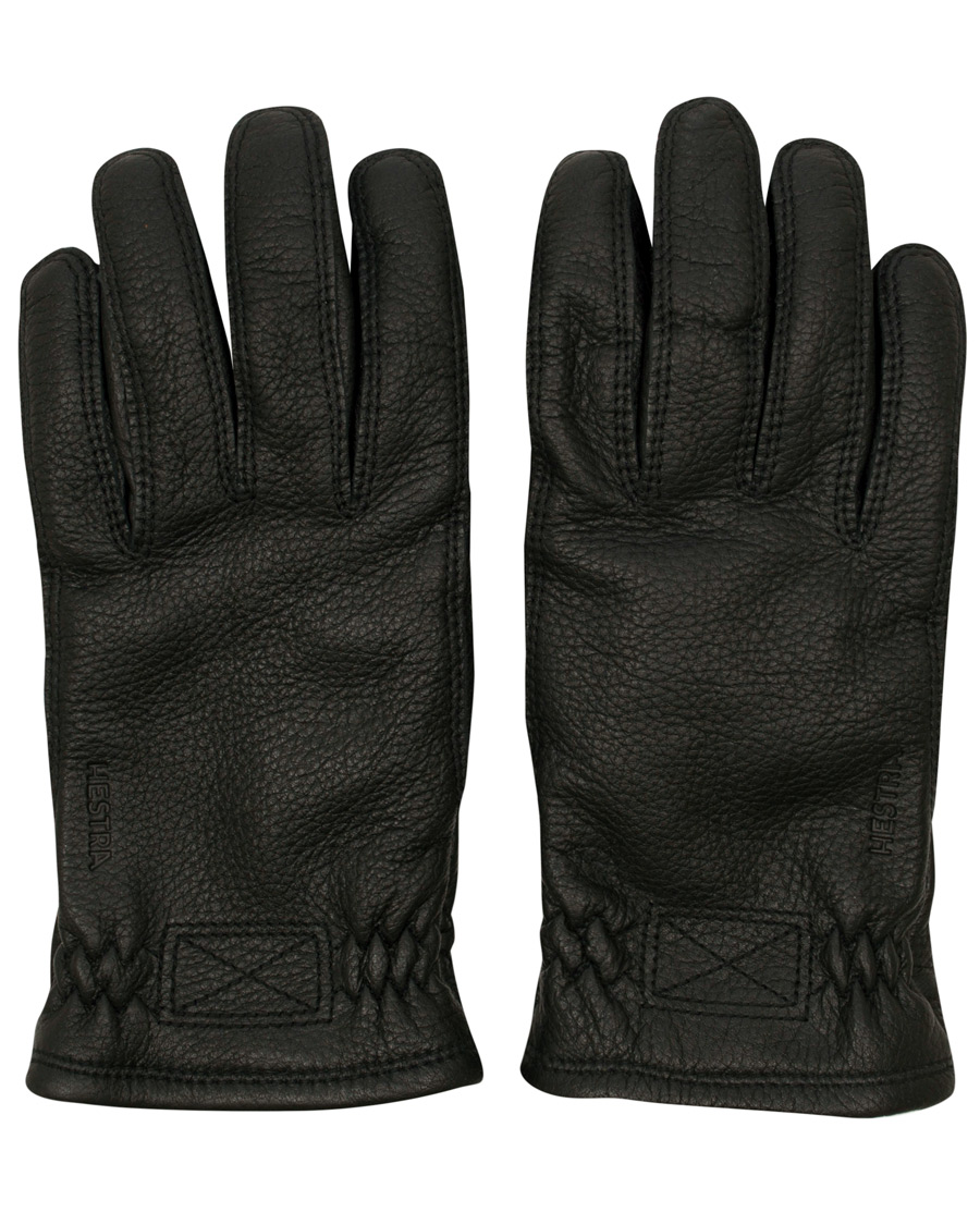 Herr | Hestra Särna Fleece Liner Elkskin Glove Black | Hestra | Särna Fleece Liner Elkskin Glove Black