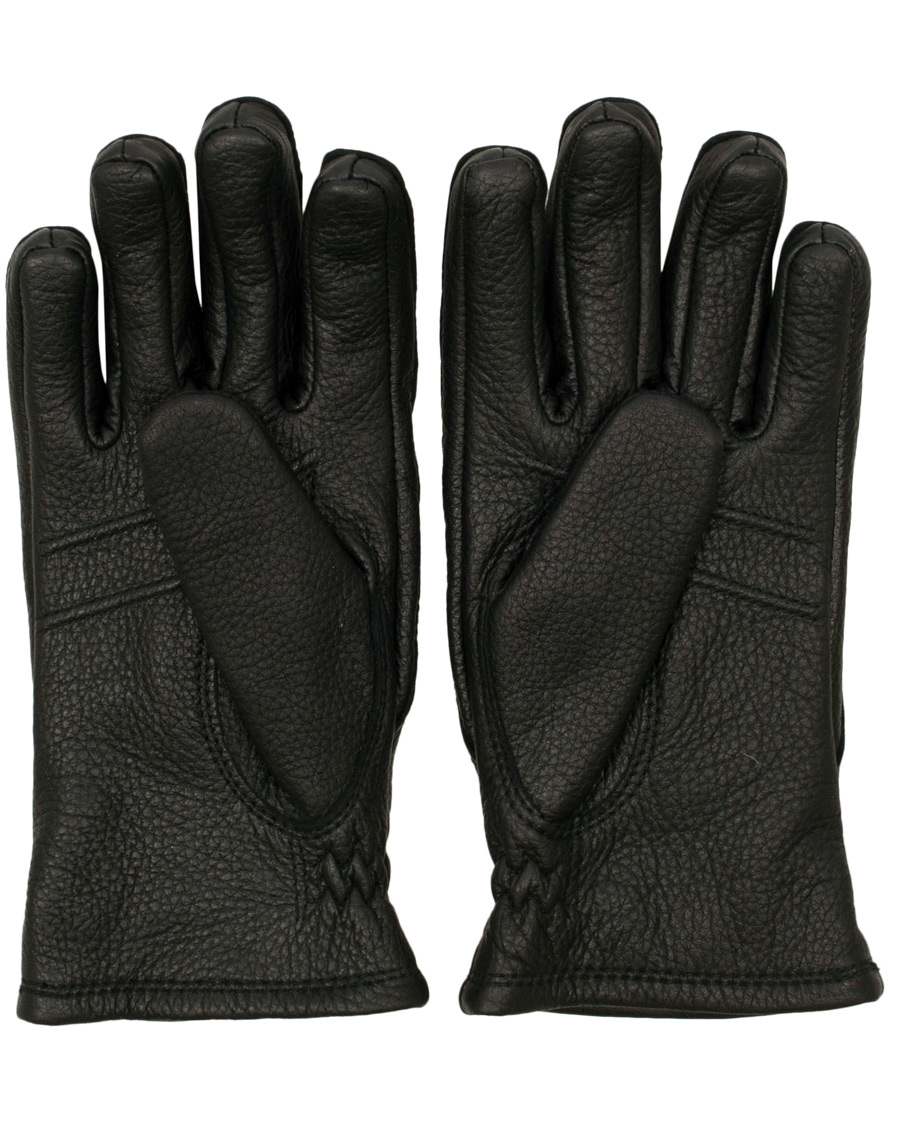Herr | Hestra Särna Fleece Liner Elkskin Glove Black | Hestra | Särna Fleece Liner Elkskin Glove Black