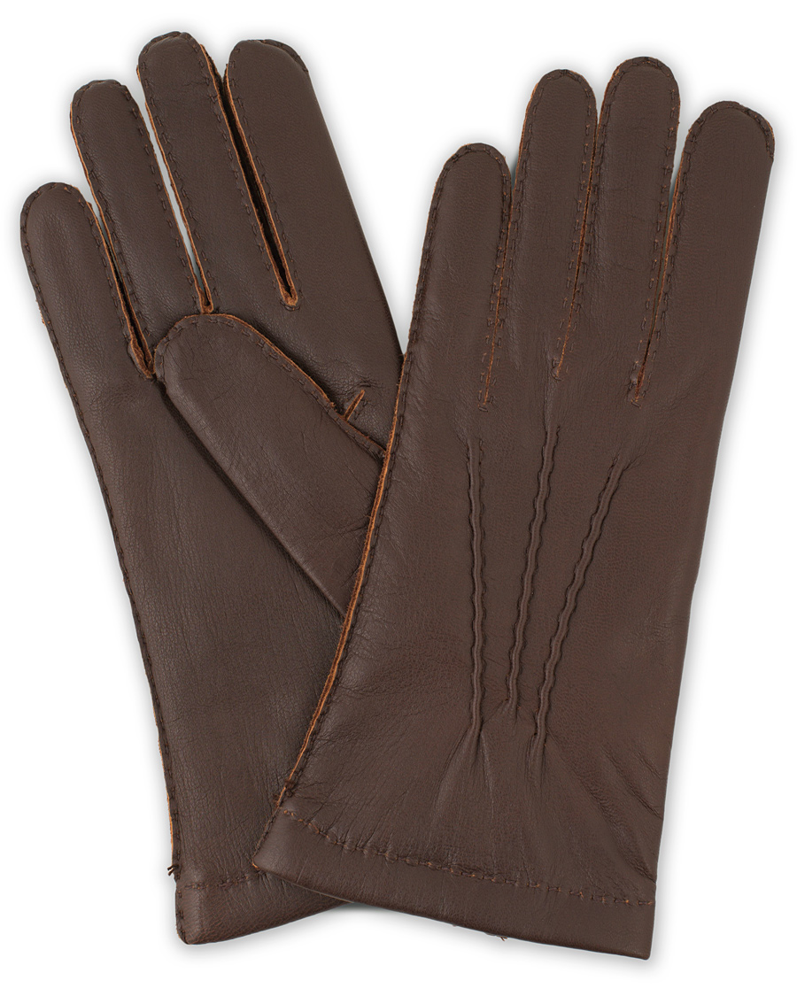 Herr | Hestra Elk Handsewn Cashmere Lined Glove Espresso Brown | Hestra | Elk Handsewn Cashmere Lined Glove Espresso Brown