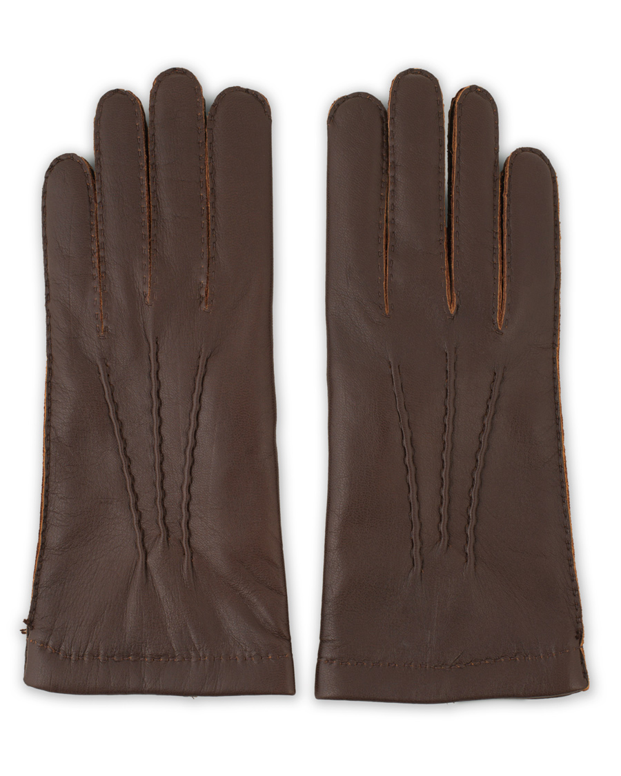 Herr | Hestra Elk Handsewn Cashmere Lined Glove Espresso Brown | Hestra | Elk Handsewn Cashmere Lined Glove Espresso Brown