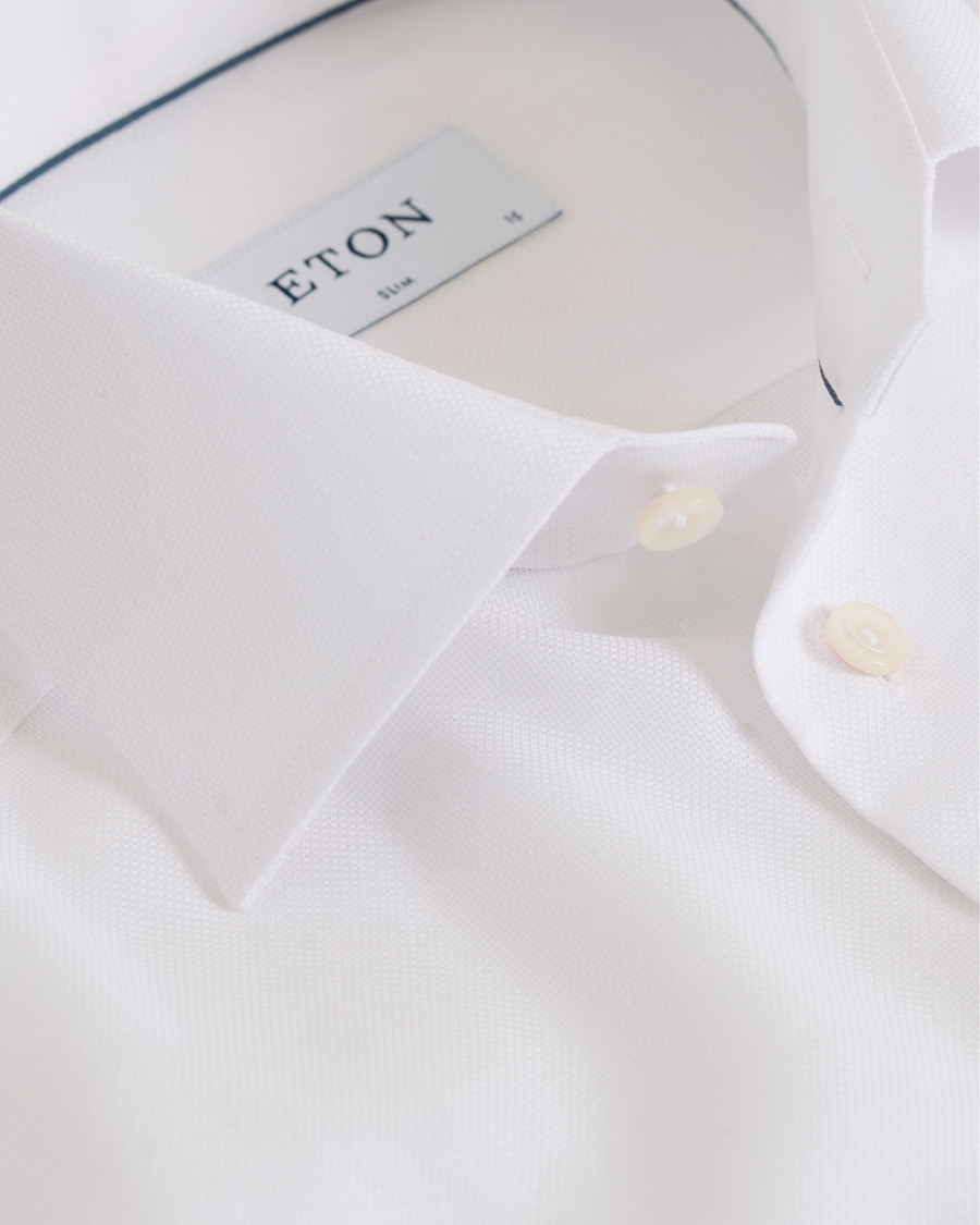 Herr | Skjortor | Eton | Slim Fit Royal Oxford Shirt White