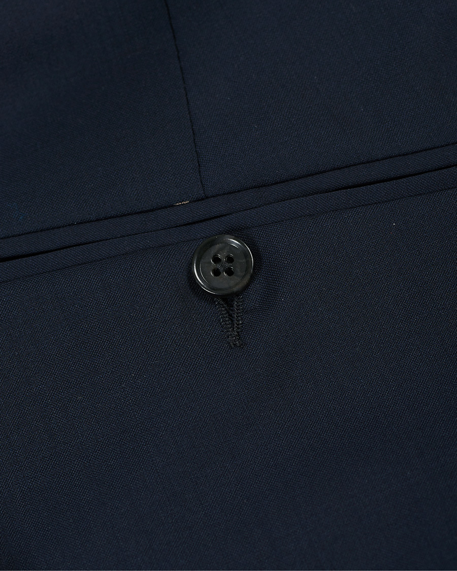 Herr | Byxor | J.Lindeberg | Paulie Comfort Wool Trousers Navy