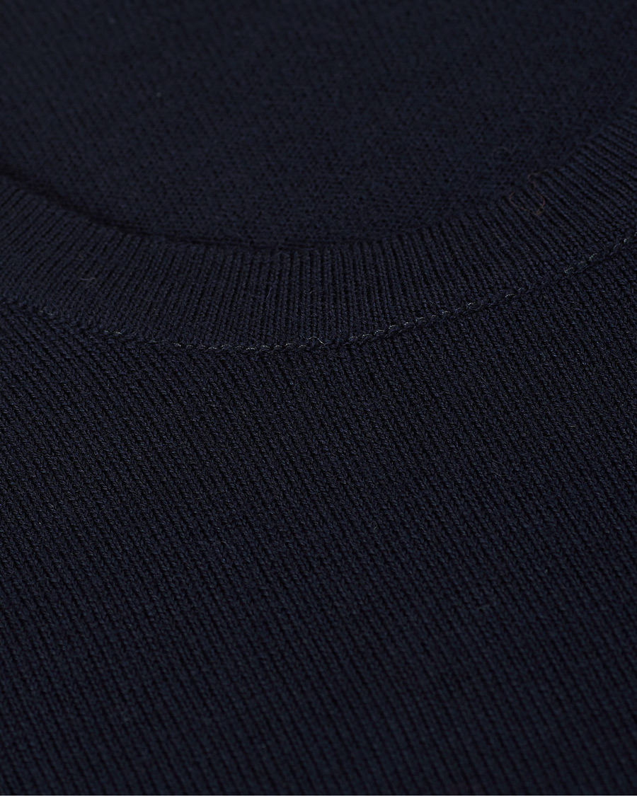 Herr | Tröjor | J.Lindeberg | Lyle True Merino Crew Neck Pullover Navy