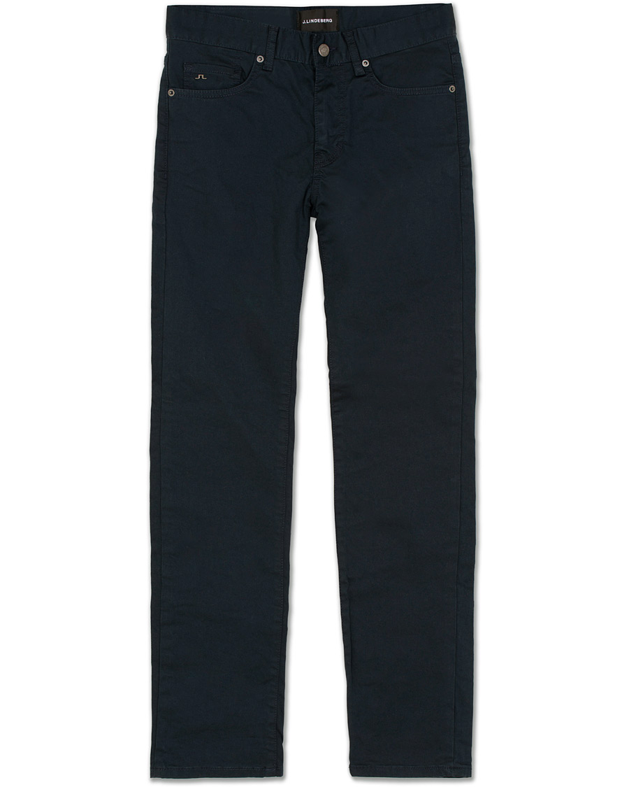 Herr | Jeans | J.Lindeberg | Jay Satin Stretch Jeans Navy