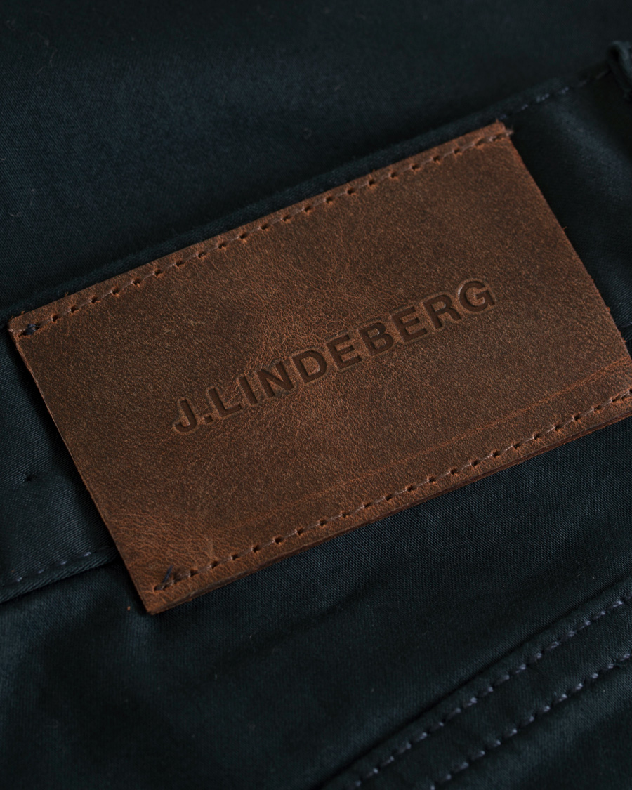 Herr | Jeans | J.Lindeberg | Jay Satin Stretch Jeans Navy