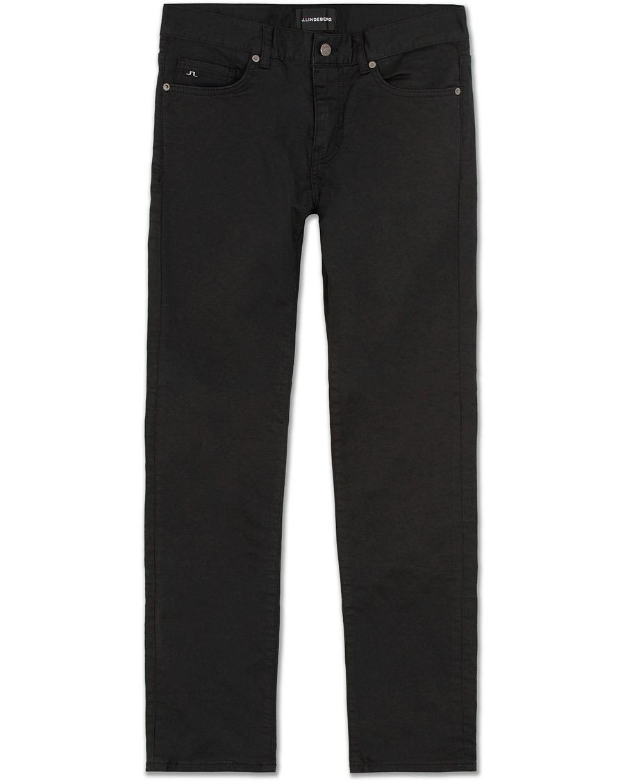 Herr | Jeans | J.Lindeberg | Jay Satin Stretch Jeans Black