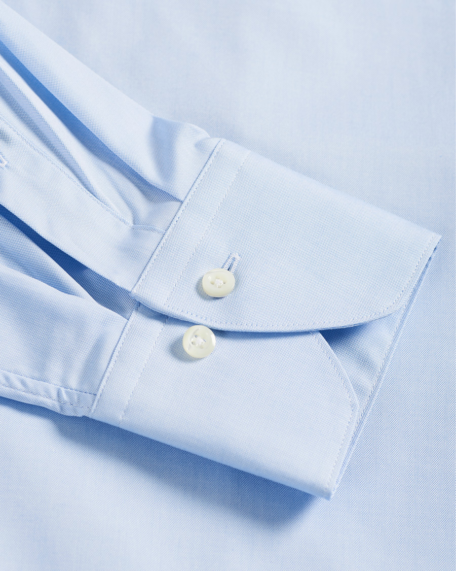 Herr | Skjortor | Stenströms | Slimline Button Down Shirt Light Blue