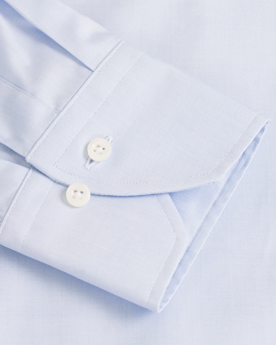 Herr | Skjortor | Stenströms | Fitted Body Button Down Shirt Light Blue