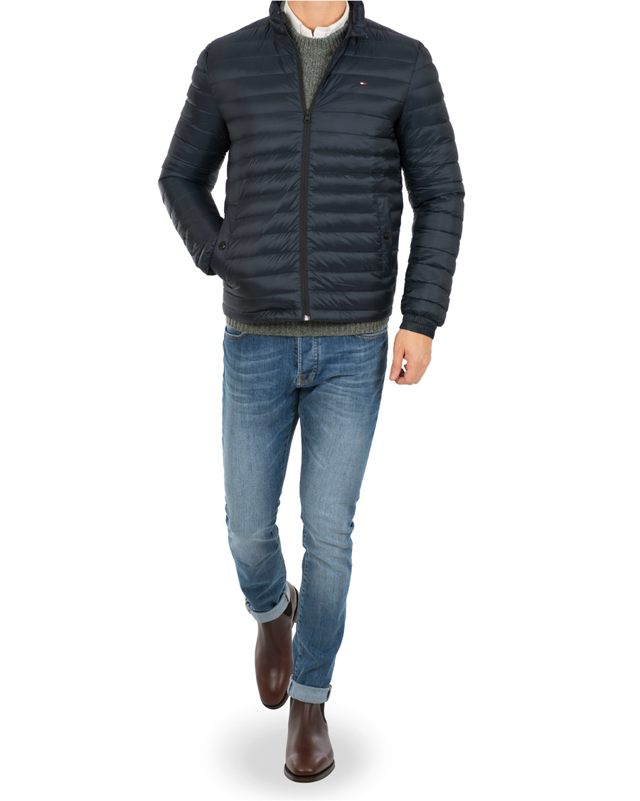 Herr | Jackor | Tommy Hilfiger | Lightweight Down Bomber Jacket Sky Captain