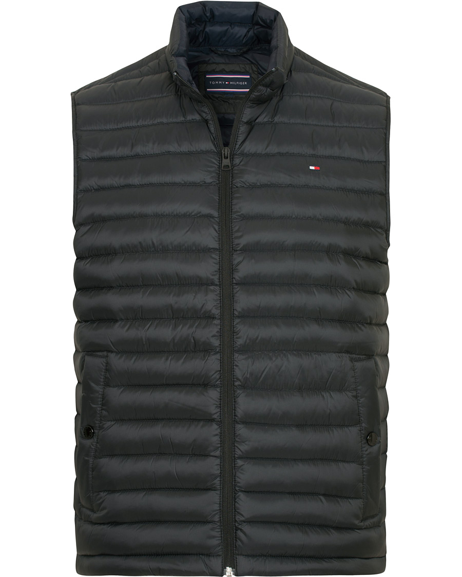 Herr | Jackor | Tommy Hilfiger | Lightweight Down Vest Jet Black