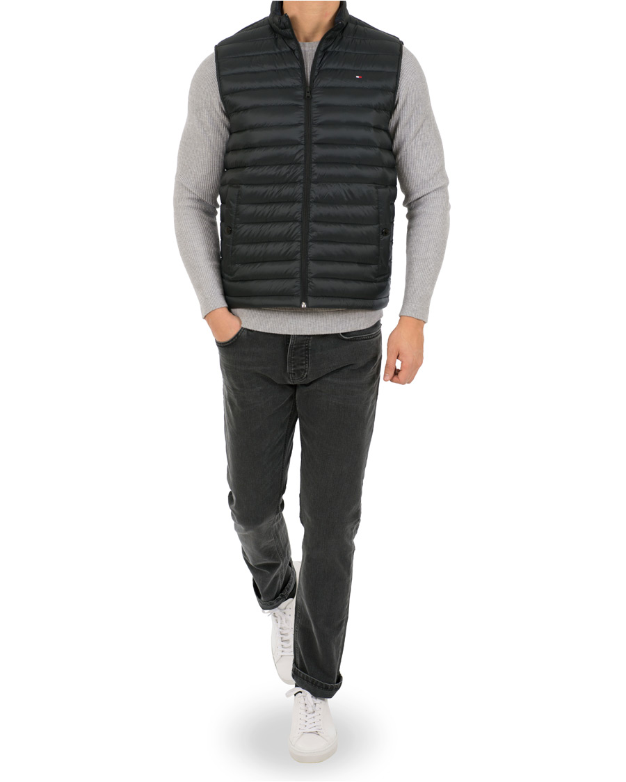 Herr | Jackor | Tommy Hilfiger | Lightweight Down Vest Jet Black