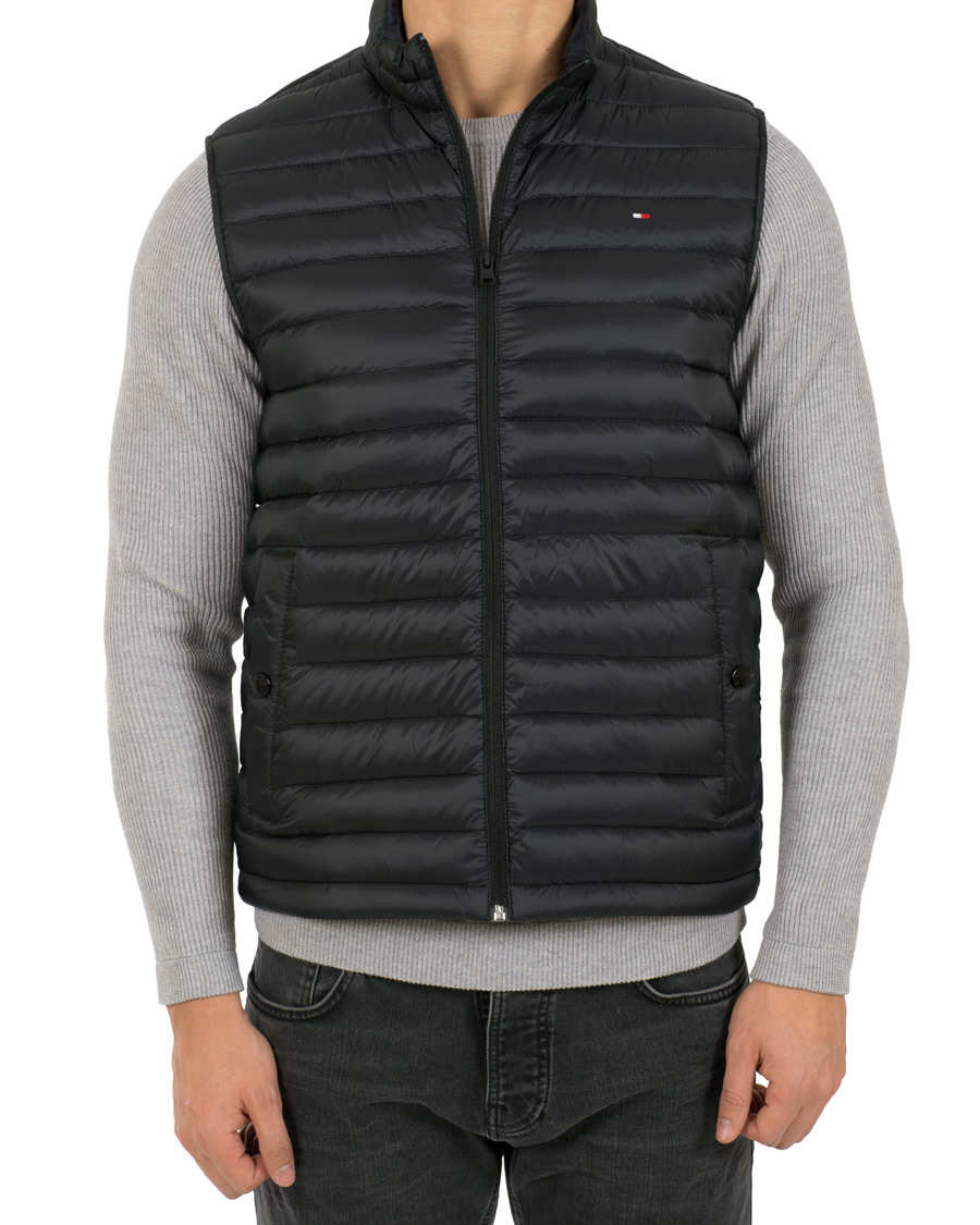 Herr | Jackor | Tommy Hilfiger | Lightweight Down Vest Jet Black
