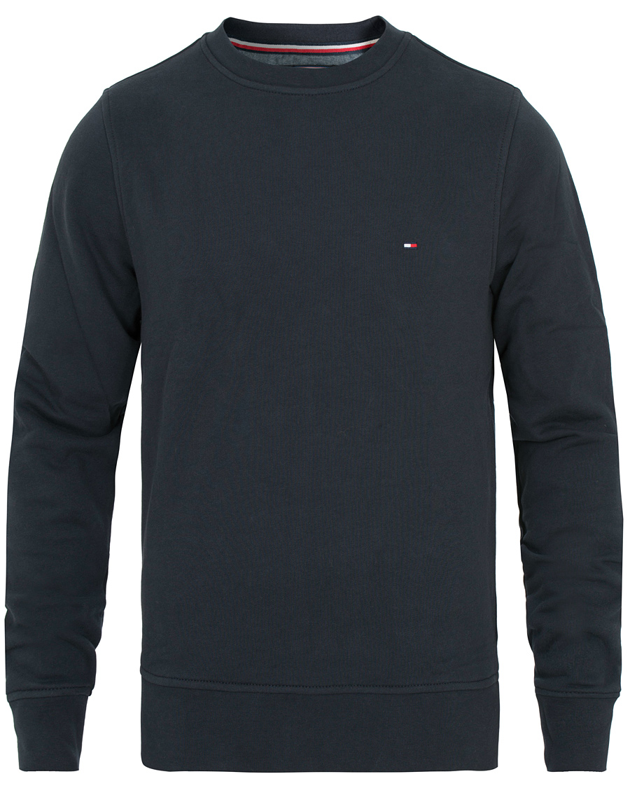 Herr | Tröjor | Tommy Hilfiger | Cotton Crew Neck Sweatshirt Sky Captain