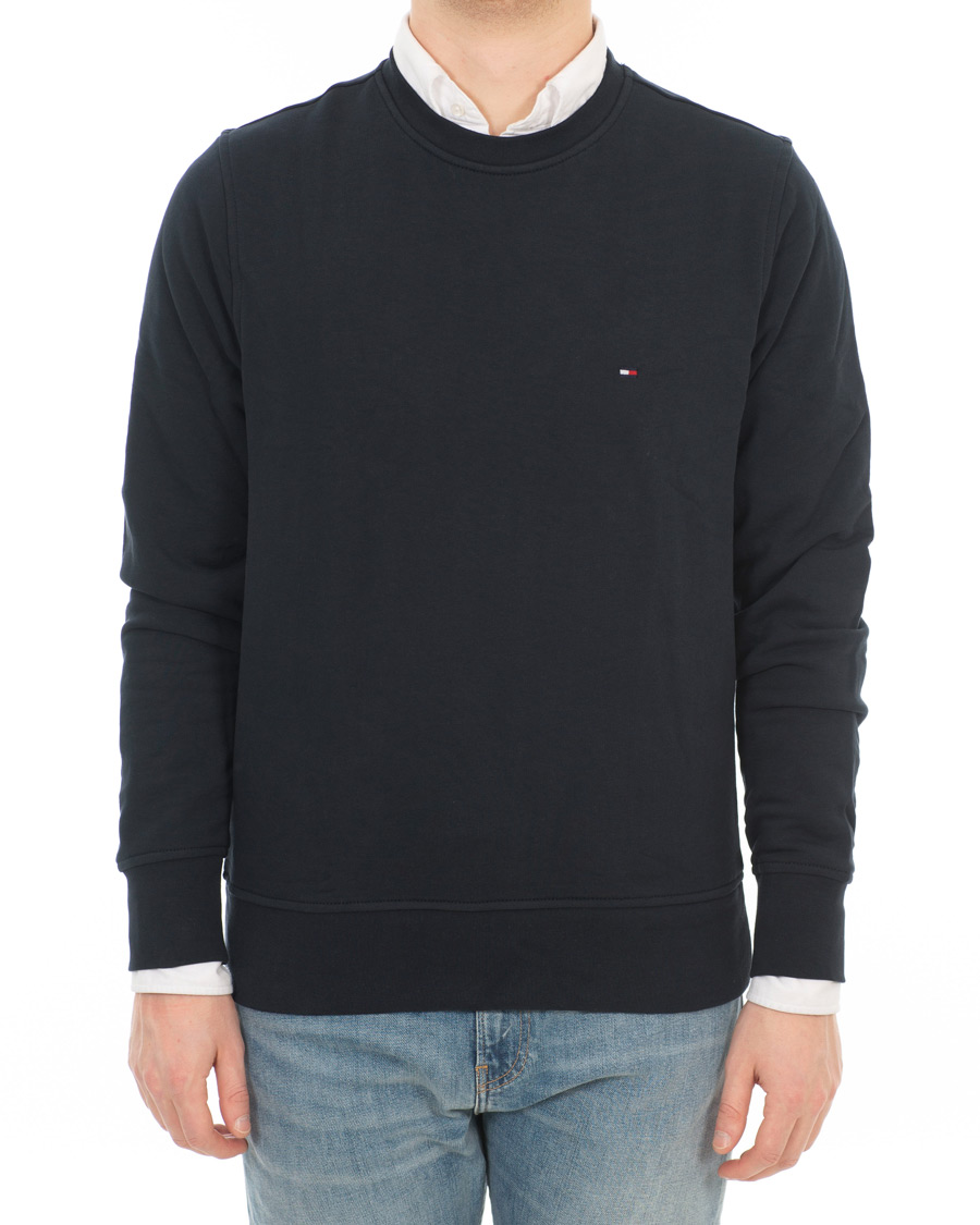 Herr | Tröjor | Tommy Hilfiger | Cotton Crew Neck Sweatshirt Sky Captain