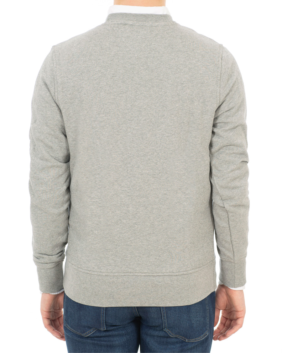 Herr | Tröjor | Tommy Hilfiger | Cotton Crew Neck Sweatshirt Cloud Heather