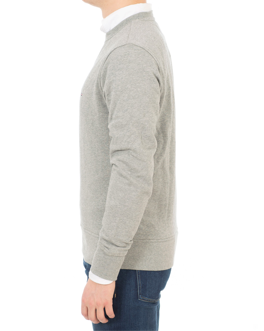Herr | Tröjor | Tommy Hilfiger | Cotton Crew Neck Sweatshirt Cloud Heather