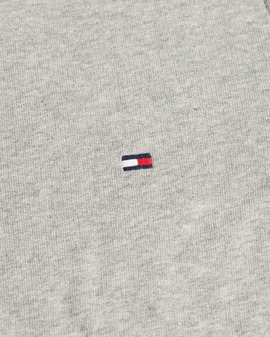 Herr | Tröjor | Tommy Hilfiger | Cotton Crew Neck Sweatshirt Cloud Heather