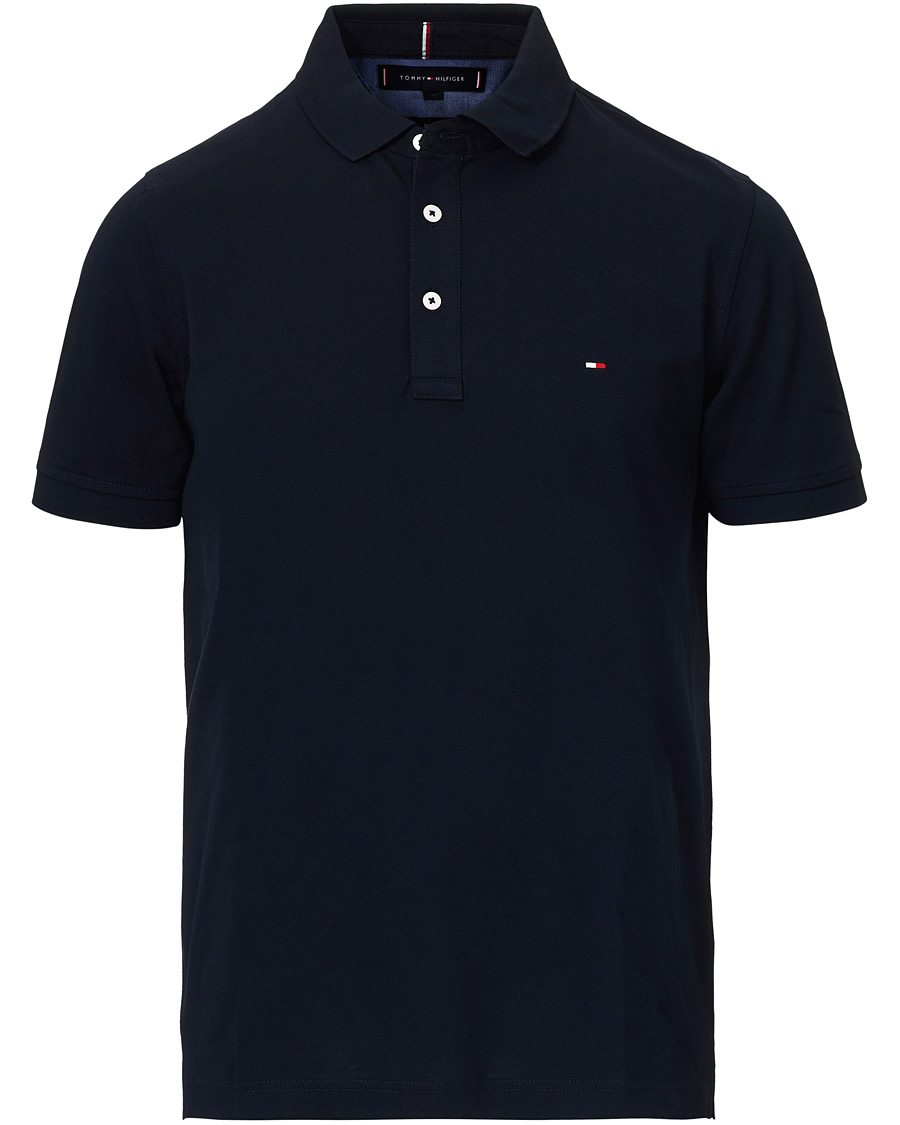 Herr | Pikéer | Tommy Hilfiger | Slim Fit Polo Sky Captain
