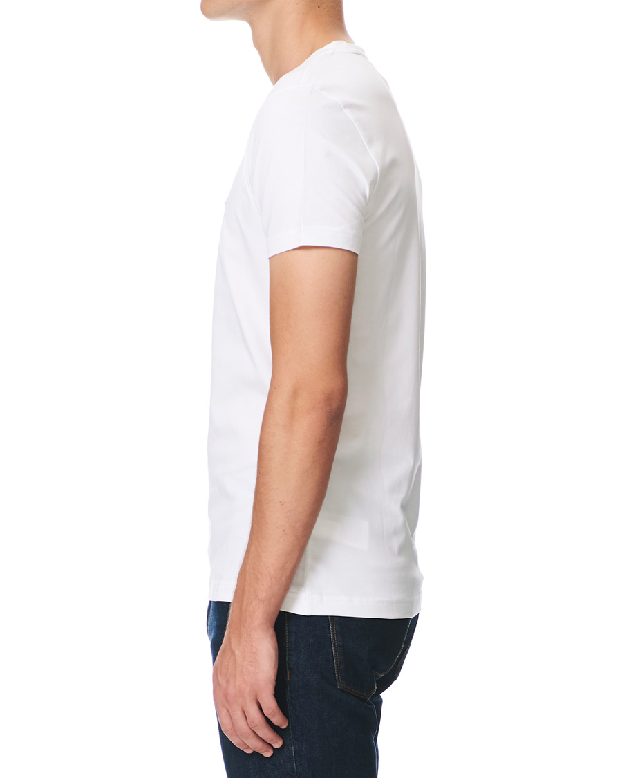 Herr | T-Shirts | Tommy Hilfiger | Slim Fit Stretch V-Neck Tee Bright White