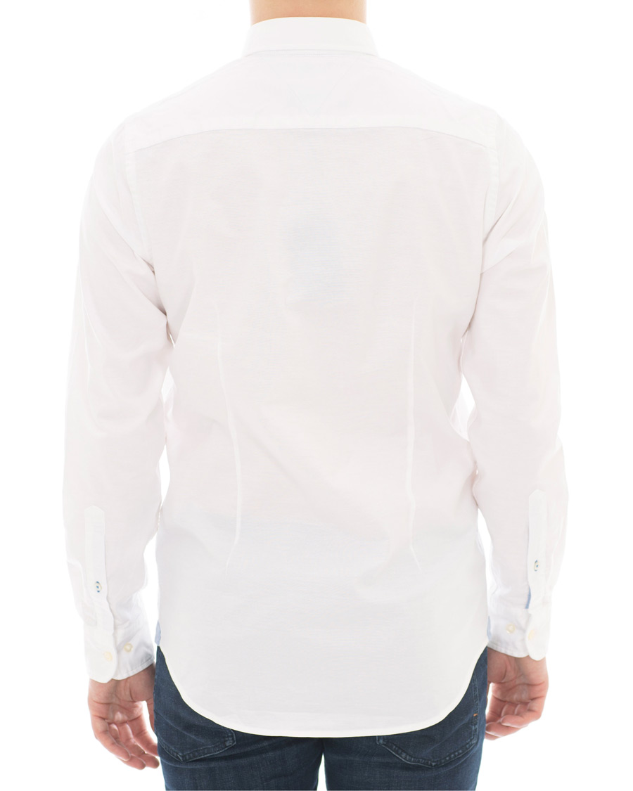 Herr | Skjortor | Tommy Hilfiger | Slim Fit Stretch Oxford Shirt Bright White