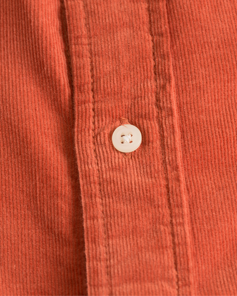 Herr | Skjortor | WACAY | Gusto Baby Cord Shirt Coral