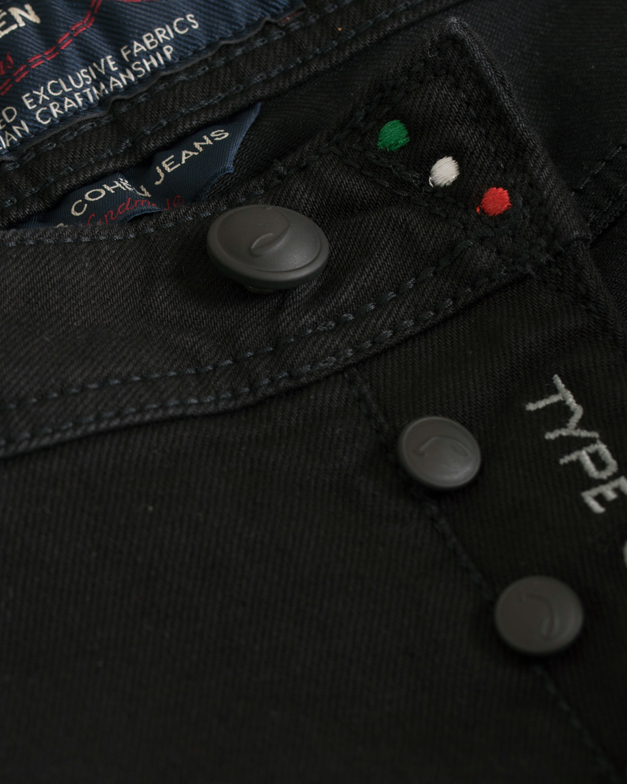 Herr | Jeans | Jacob Cohën | 622 Slim Jeans Black