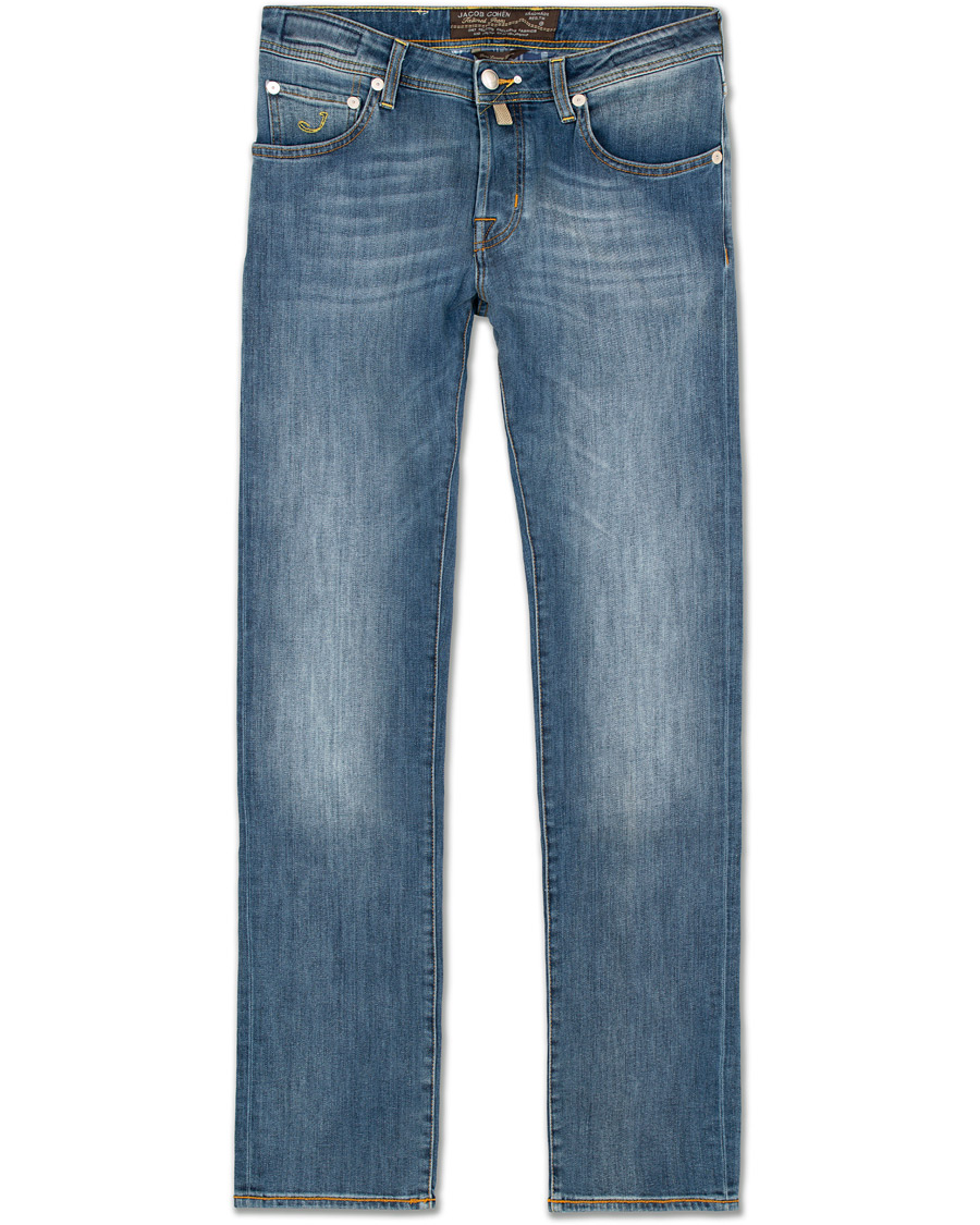 Herr | Jeans | Jacob Cohën | 622 Slim Jeans Light Blue